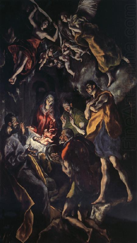 Adoration of the Shepherds, El Greco